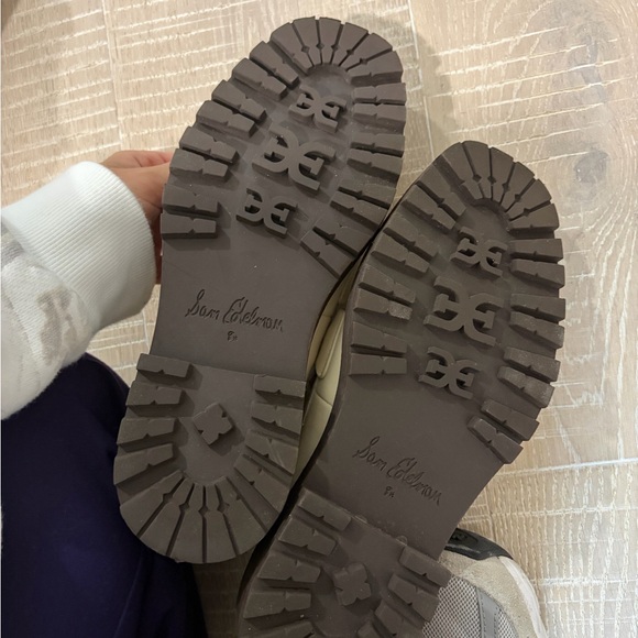 Sam Edelman Laurs Cream Loafers - Picture 8 of 9